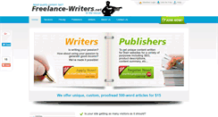 Desktop Screenshot of freelance-writers.net